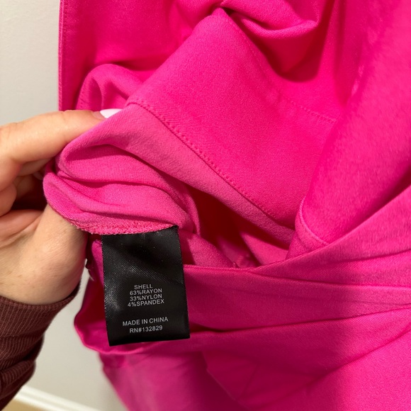 Michael Costello x Revolve Zadie Rodeo Barbie Hot Pink Jumpsuit NYE New Years - Picture 12 of 15